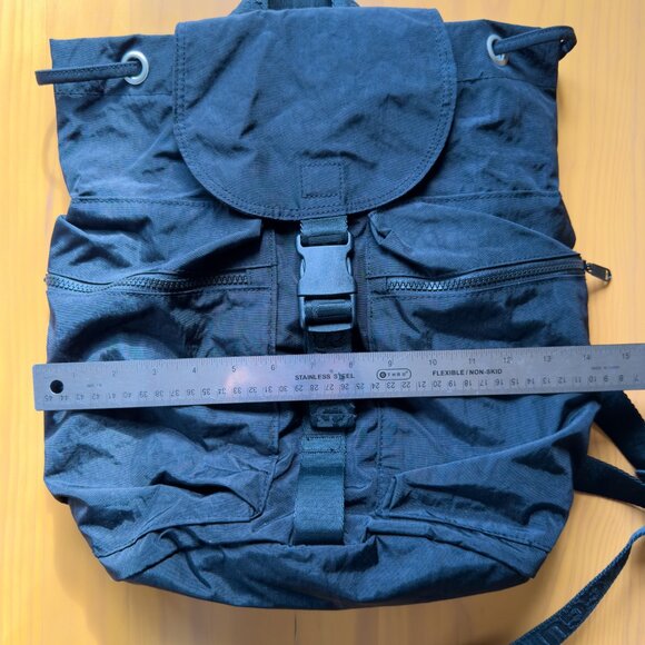 BAGGU Sport Backpack | Black Women’s Nylon Everyday Drawstring Discontinued main image 7